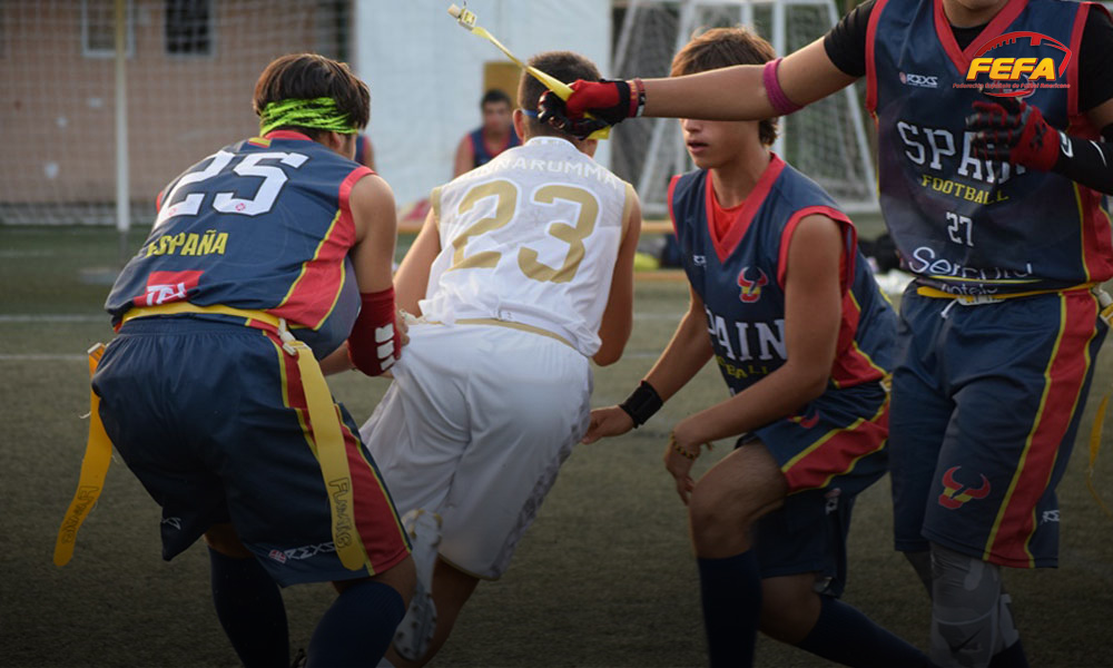 España, subcampeona de Europa sub-15 de flag football