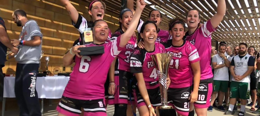 Gijón Foxes 82, campeonas de la Champions Bowl en Cambrils